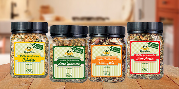 Quer dar mais sabor as suas comidas predileta? Conhea os molhos Kampo de Ervas